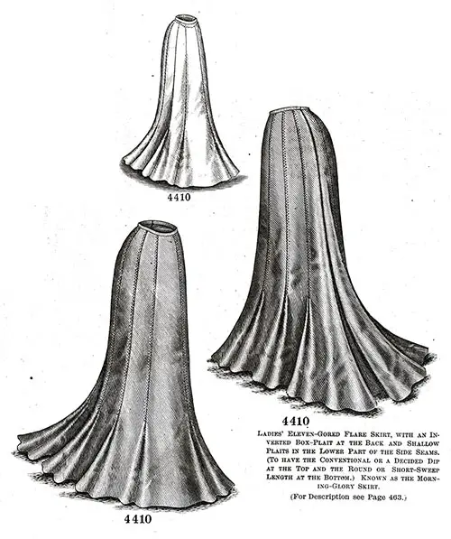 Ladies' Eleven-Gored Flare Skirt No. 4410