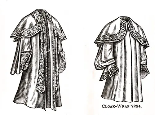 Maternity Cloak / Overcoat No. 7234