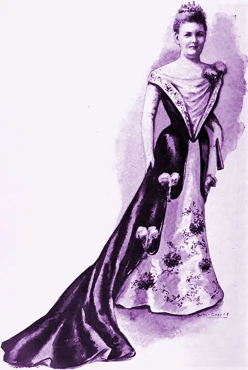 Dowager Queen Emma's Gown for the Wedding