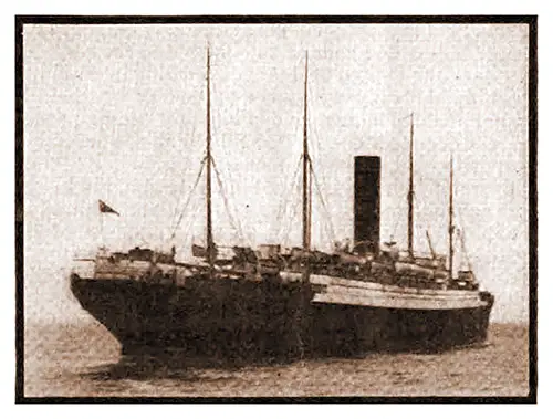 The Titanic Rescue Ship, RMS Carpathia of the Cunard Line. Leslie's Weekly 2 May 1912.
