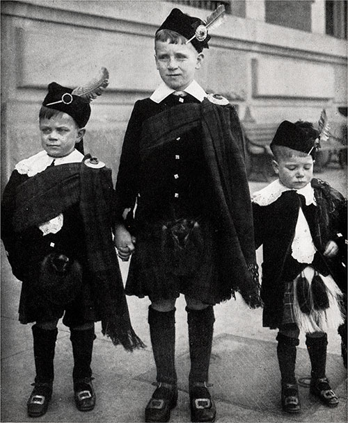 Scottish Immigrant Children at Ellis Island.