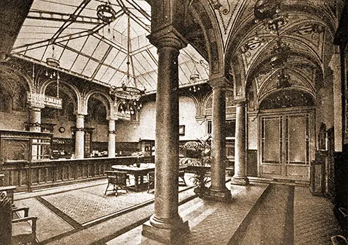 The Lloyd Sabaudo Booking Office at Genoa, American Shipping, 10 February 1922.