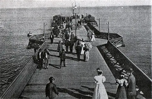 The Pier at Montevideo in Uraguay.