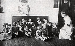 A Nurse on the RMS Aquitania - Story Telling for the Children.