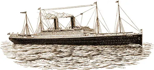 SS Cleveland or SS Cincinnati of the Hamburg-American Line.