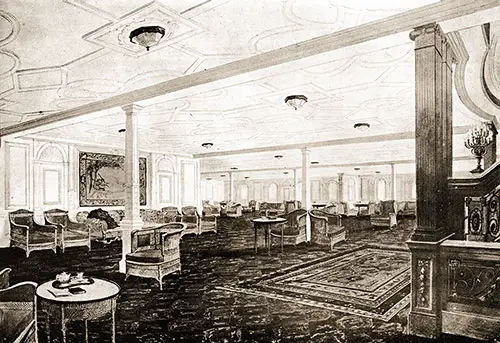 Fig. 77: First Class Receiption Room.
