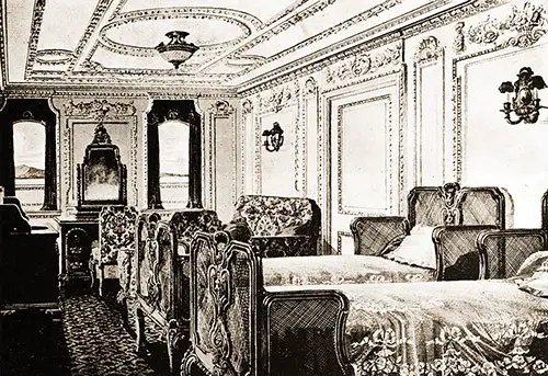 Fig. 98: Suite Bedroom B-59 in the Georgian Style.