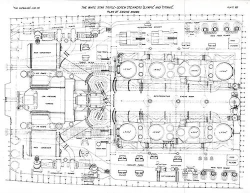 Plate 8: Plan of Engine Rooms.