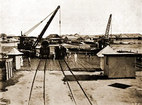 No, 2 Pier at Beira circa 1907.