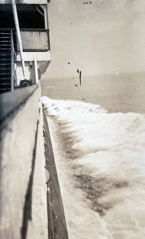 View Forward from the Port Side of the SS Albert Ballin, 1927.