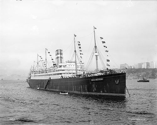 The SS Nieuw Amsterdam of the Holland-America Line
