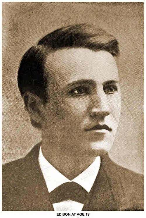 Edison at Age 19.