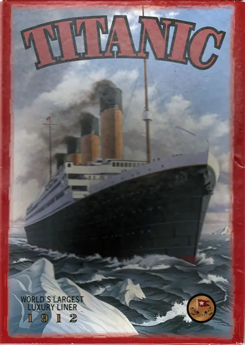 Front/Top of Titanic Poster 550-Piece Jigsaw Puzzle