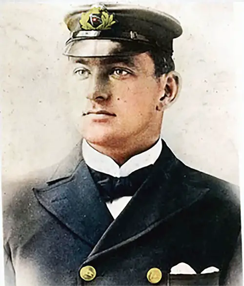 RMS Titanic Chief Officer Henry Tingle Wilde. An Early Photograph circa 1900.