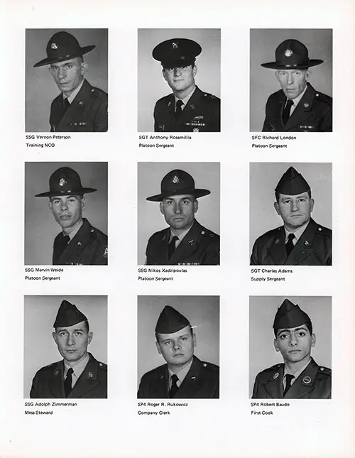 Company C 1968 Fort Campbell Basic Training Leadership, Page 3.