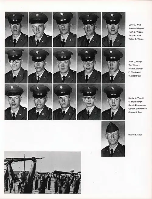 Company C 1968 Fort Campbell Basic Training Recruit Photos, Page 13.