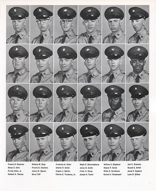 Company E 1964 Fort Jackson Basic Training Recruit Photos, Page 9.