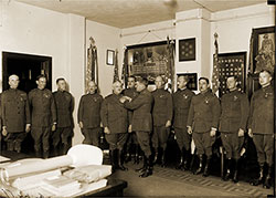 Officers of the Marines Being Awarded the Navy Cross or the Navy Distinguised Service Medal 11 November 1920.