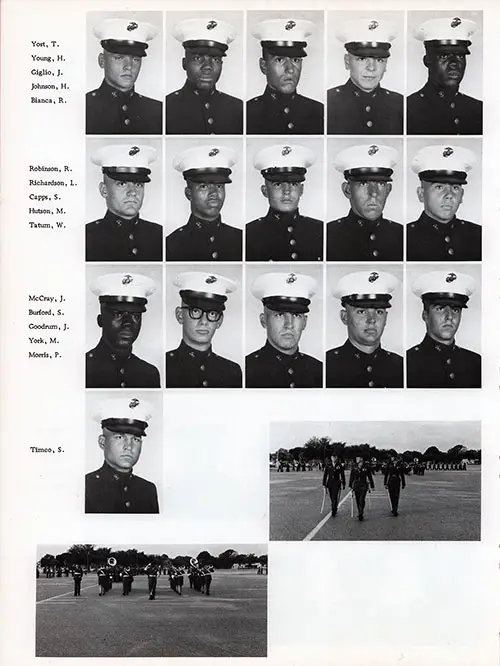 Platoon 1977-1109 MCRD Parris Island Recruits, Page 4.