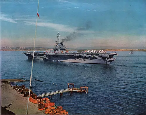 USS Shangri-La CVA-38 circa 1958.