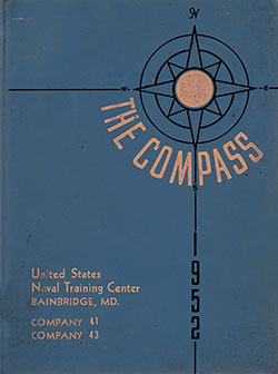 Front Cover, Great Lakes USNTC "The Compass" 1952 Company 043.