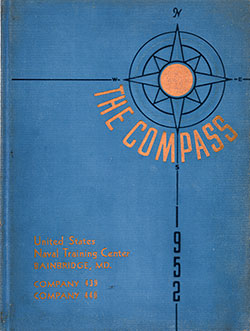Front Cover, Great Lakes USNTC "The Compass" 1952 Company 440.
