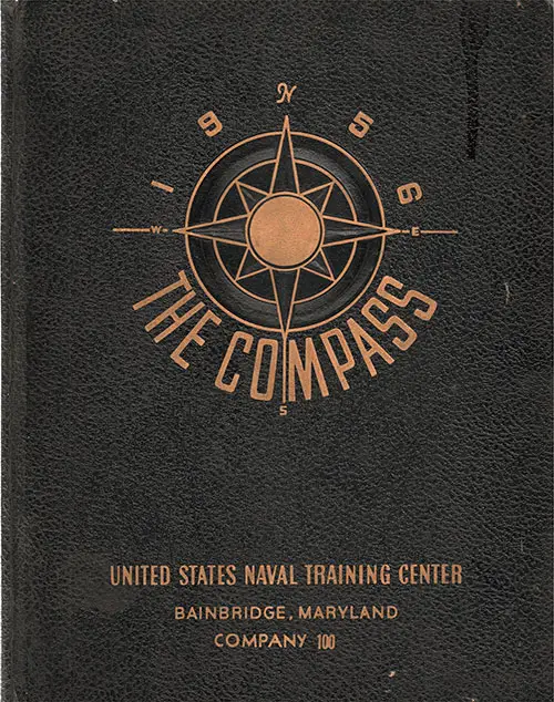Front Cover, Great Lakes USNTC "The Compass" 1956 Company 100