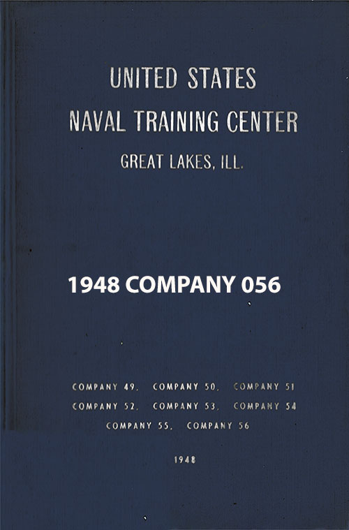 Front Cover, Great Lakes USNTC "The Keel" 1948 Company 056.