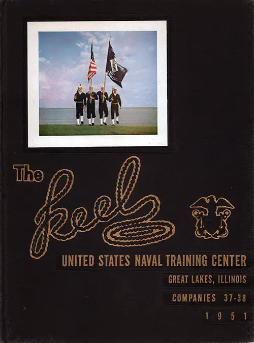 Front Cover, Great Lakes USNTC "The Keel" 1951 Company 038.
