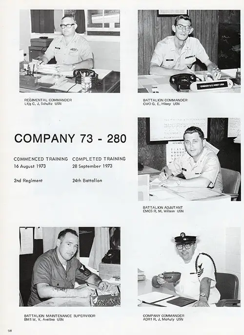 Company 73-280 Leadership, Page 1