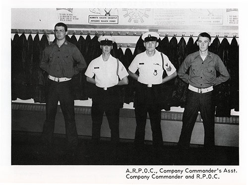 Company 76-132 Great Lakes NTC Recruits, Company Leadership, Page 9.