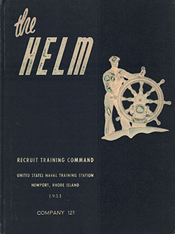 Front Cover, Great Lakes USNTC "The Helm" 1951 Company 121.
