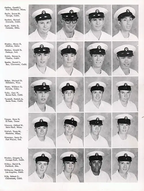 Company 74-361 San Diego NTC Recruits, Page 3.