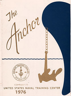 Front Cover, The Anchor 1976 Company 175, Navy Boot Camp Yearbook.