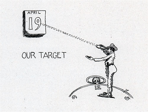 Our Target - Turning Cadets In To Commissioned Officers - April 19, 1918.