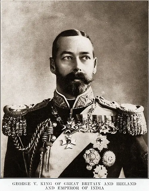 Portrait Photograph of George V, King of Great Britain and Ireland, and Emperor of India.