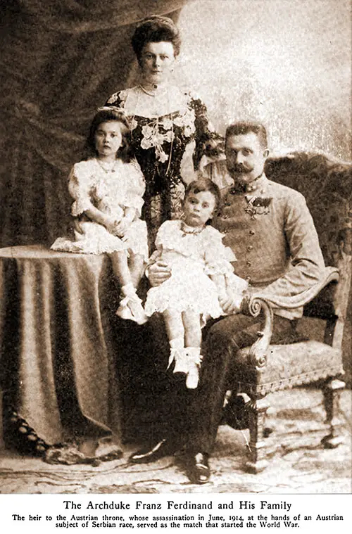 Archduke Franz Ferdinand and His Family.