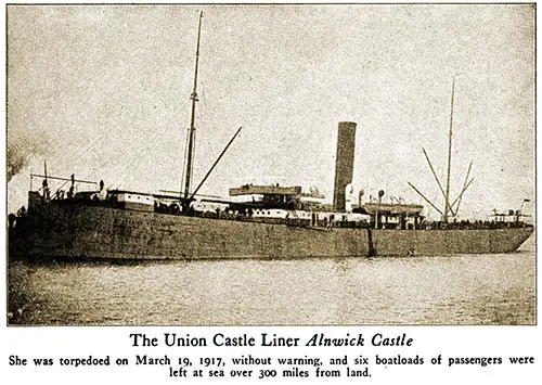 The Union-Castle Liner Alnwick Castle.