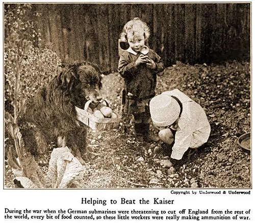 Helping to Beat the Kaiser.