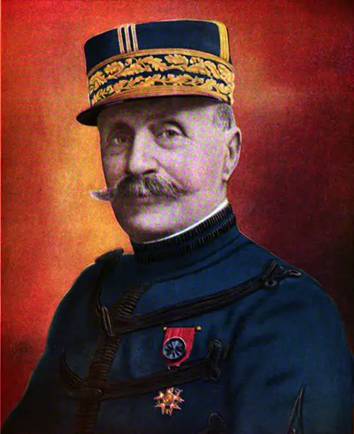 Marshal Foch. This Is the Man Whose Tremendous Thrust Routed the Prussian Guard at the Battle of the Marne.