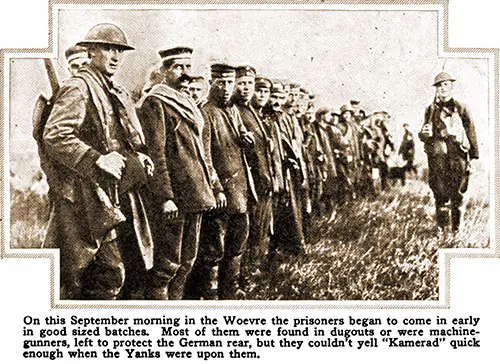 New German Prisoners in The Woevre - 1918-09.