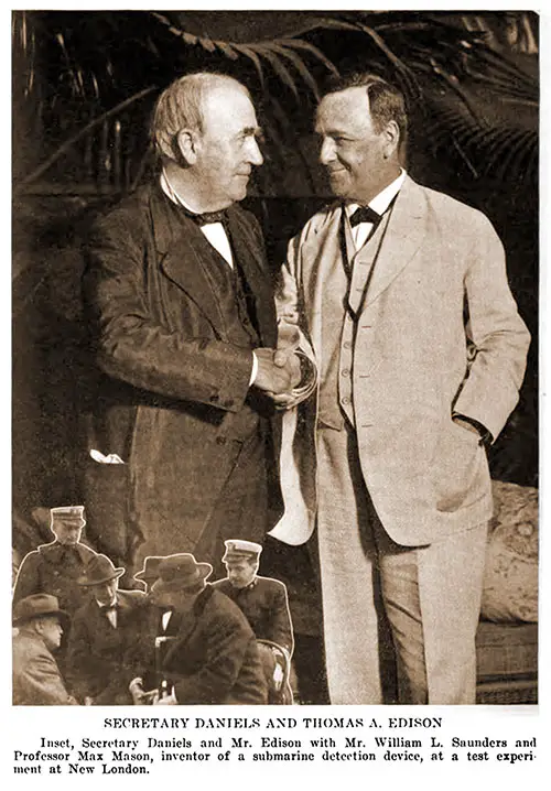 Secretary Daniels and Thomas A. Edison