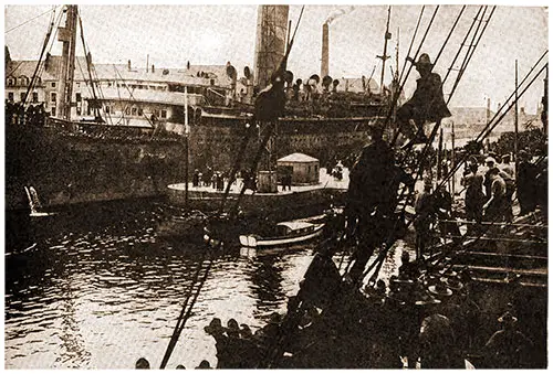 Landing of United States Forces on French Shore.