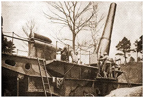 Big French Railway Gun.