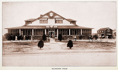 View of the Front of the Beautiful YWCA Hostess House at Ellington Field.