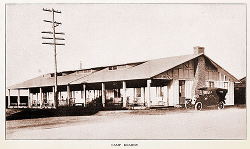A Lone Vehicle Parked Outside of the Camp Kearny Hostess House.