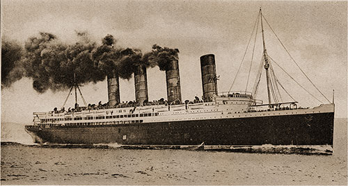 A German Submarine U-20 Fired Two Torpedoes Into the Side of the 32,000 Ton RMS Lusitania of the Cunard Line off Old Head of Kinsale on the Southern Irish Coast, Sinking the Ocean Liner on 7 May 1915.