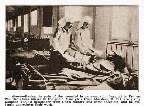 Treating the Wounded at Evacuation Hospital in France.
