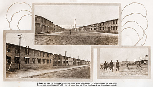 Views of Camp Funston Collage.