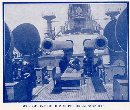 Deck of One of Our Super Dreadnoughts.